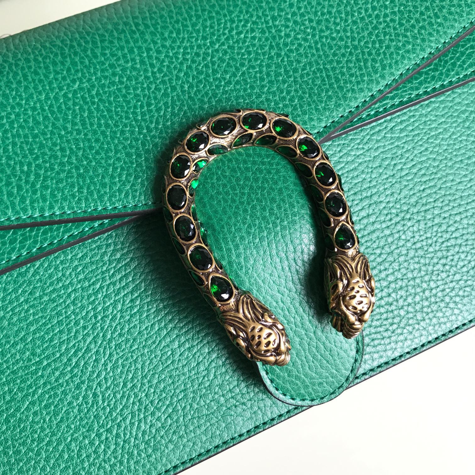Replica Gucci Dionysus Small Shoulder Bag Forest Green 400249 - Image 6