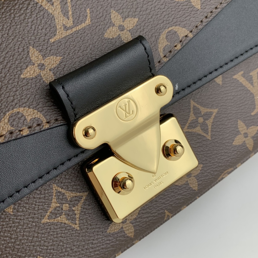 Replica Louis Vuitton Monogram Leather Marceau M46127 Black AAA - Image 7