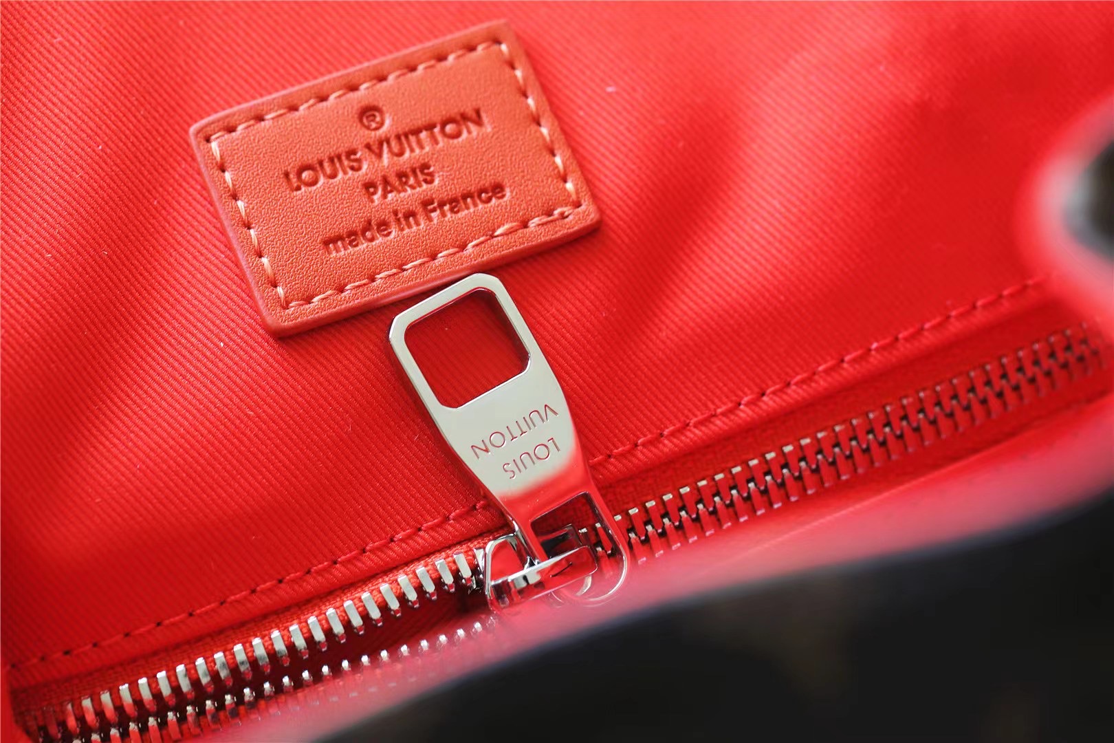 Replica Louis Vuitton Christopher MM Monogram backpack for mens Orange M46814 - Image 6