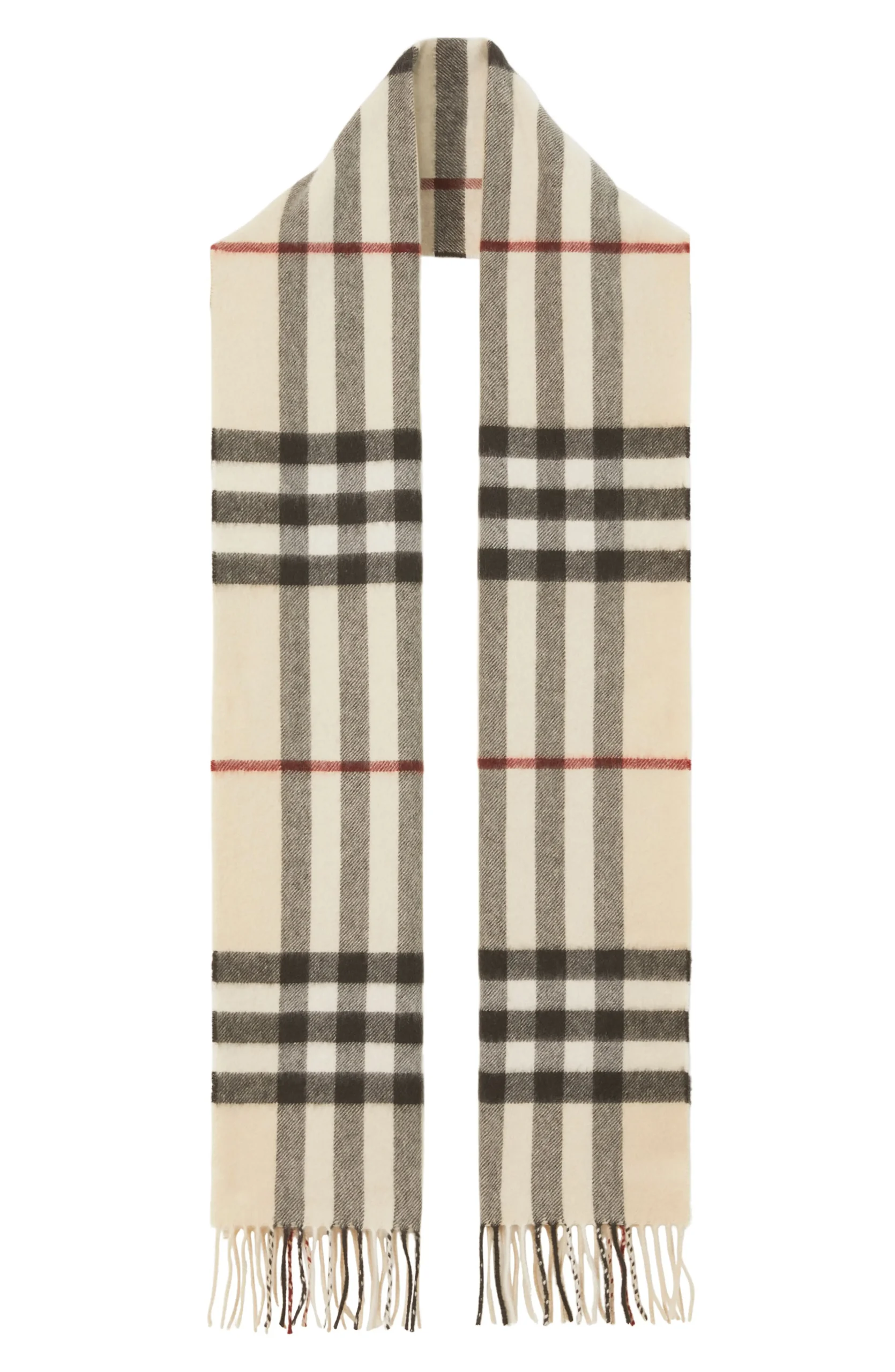 Burberry Giant Icon Check Cashmere Scarf
