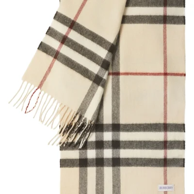 Alternative view of Burberry Giant Icon Check Cashmere Scarf