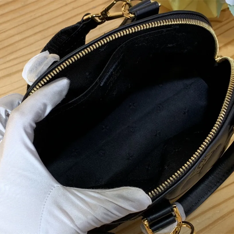 Replica Louis Vuitton Quilted and embroidered smooth calf leather Alma BB M59793 - Image 3