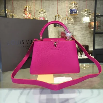 Louis Vuitton M95508 Capucines MM Tote Bag Taurillon Leather