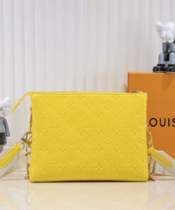 Alternative view of Louis Vuitton Coussin PM Bag In Yellow With Jacquard Strap