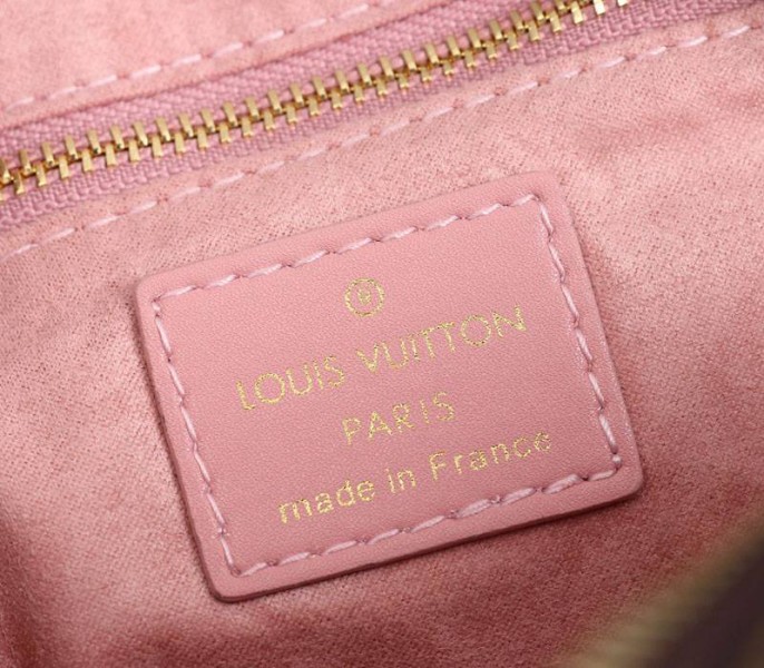 Louis Vuitton Monogram Canvas Petite Malle Souple Handbag In Peche - Image 6