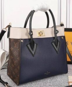 Alternative view of Louis Vuitton On My Side Bag In Navy Blue