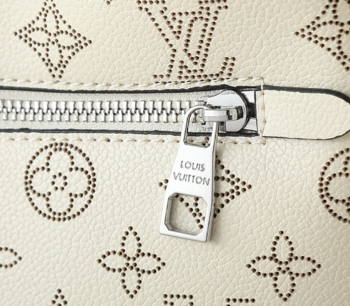 LV Mahina All Around MM Bag In Cream Beige - Image 7
