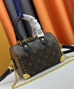 Alternative view of Louis Vuitton Monogram Canvas Cruise 2025 Speedy 20 Trunk Bag In Black