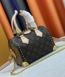 Alternative view of Louis Vuitton Monogram Canvas Cruise 2025 Speedy 20 Trunk Bag In Natural