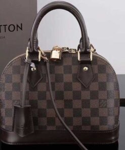 Louis Vuitton Damier Ebene Canvas Alma BB Handbag