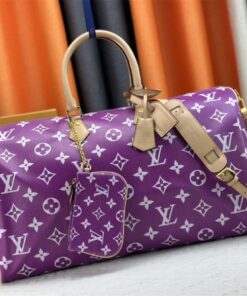 Louis Vuitton Speedy P9 Bandouliere 50 Bag In Pink Purple