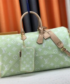 Louis Vuitton Speedy P9 Bandouliere 50 Bag In Light Green