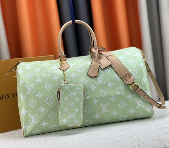 Louis Vuitton Speedy P9 Bandouliere 50 Bag In Light Green