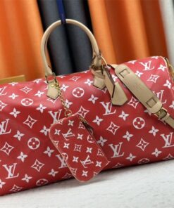 Louis Vuitton Speedy P9 Bandouliere 50 Bag In Red