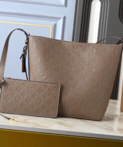 Replica Louis Vuitton Monogram Empreinte All In GM In Smoke Gray M25823