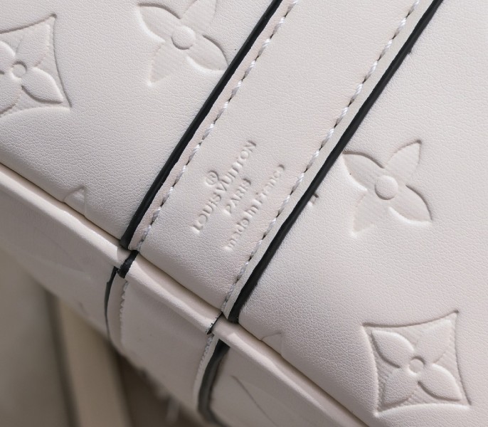 Monogram Empreinte Keepall Bandouliere 45 In Cream - Image 7