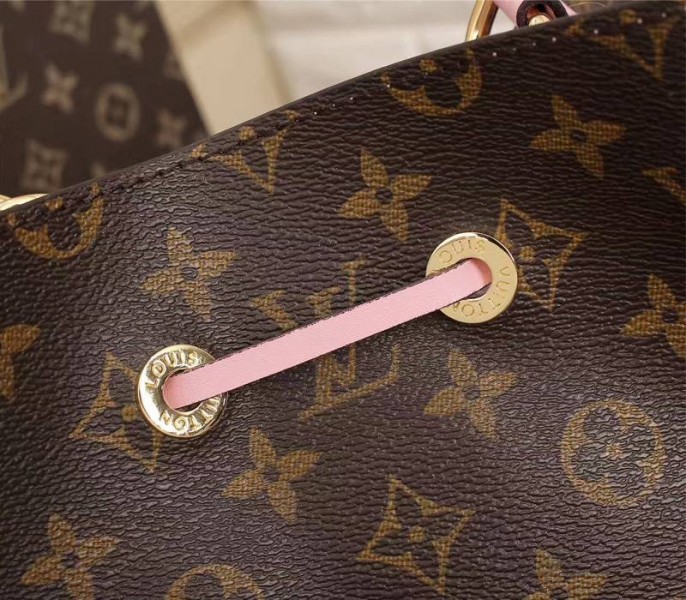Louis Vuitton Monogram Canvas NeoNoe MM Bag In Rose Poudre - Image 9