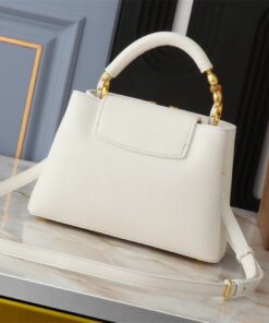 Alternative view of Louis Vuitton Capucines BB Handbag In Quartz White