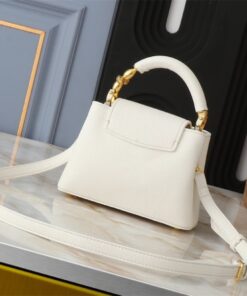 Alternative view of Louis Vuitton Capucines Mini Capucines Handbag In Quartz White