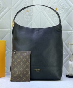 Louis Vuitton Low Key MM Hobo In Black