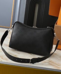 Alternative view of Louis Vuitton Mahina Hand It All PM Bag In Black