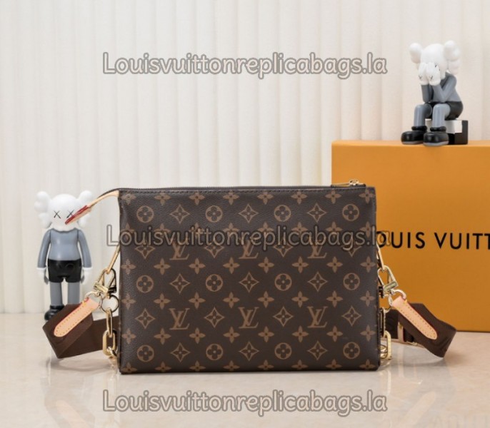 Louis Vuitton Monogram Canvas Coussin MM Bag With Jacquard Strap - Image 2
