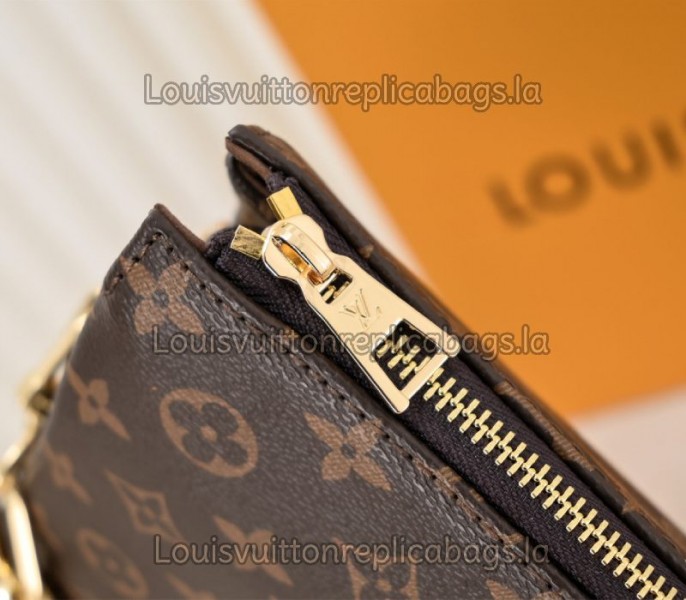 Louis Vuitton Monogram Canvas Coussin MM Bag With Jacquard Strap - Image 7