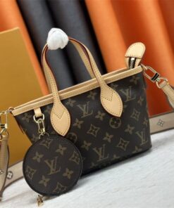 Louis Vuitton Monogram Canvas Neverfull BB Tote In Beige