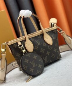 Alternative view of Louis Vuitton Monogram Canvas Neverfull BB Tote In Beige