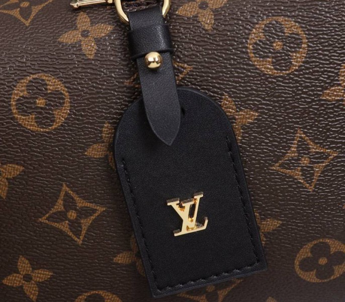 Louis Vuitton Monogram Canvas Petite Malle Souple Handbag In Black - Image 9