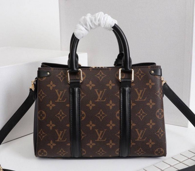 Louis Vuitton Monogram Canvas Soufflot BB Bag In Black - Image 3