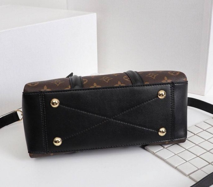 Louis Vuitton Monogram Canvas Soufflot BB Bag In Black - Image 4