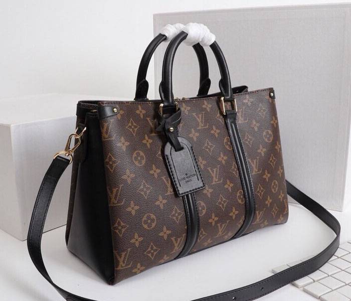 Louis Vuitton Monogram Canvas Soufflot MM Bag In Black - Image 2