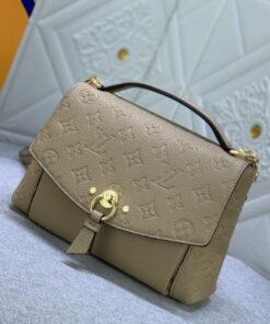 Alternative view of Louis Vuitton Monogram Empreinte Leather Blanche BB Handbag In Beige