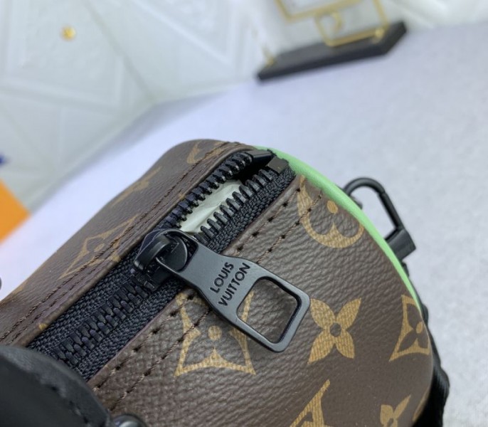 Louis Vuitton Monogram Macassar Canvas Keepall Bandouliere 25 In Minty Green - Image 7