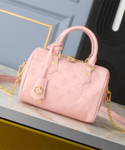 Louis Vuitton Other Leathers Speedy Bandouliere 20 Handbag In Pink Opal