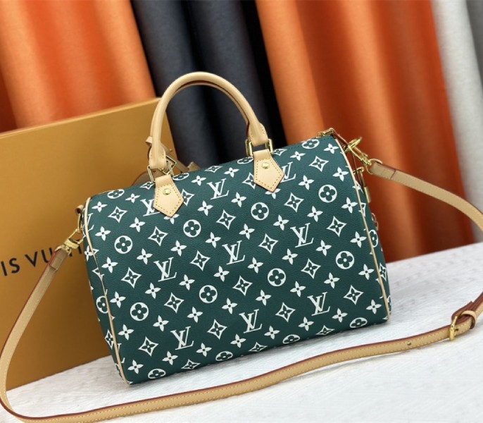 Louis Vuitton Speedy P9 Bandouliere 30 Bag In Green - Image 4
