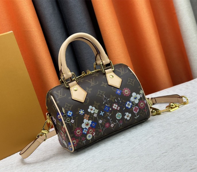 Louis Vuitton X TM Monogram Canvas Speedy Bandouliere 20 - Image 2
