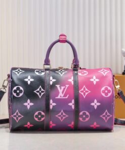 Alternative view of Spring 2022 Keepall 45 Travel Bag In Midnight Fuchsia