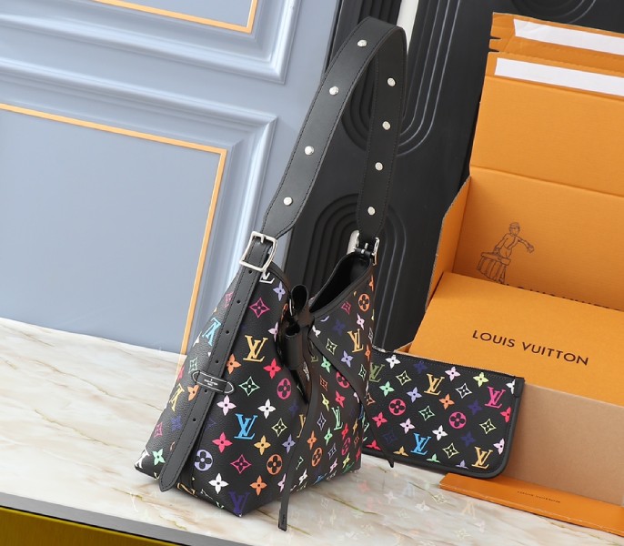 X TM Multicolored CarryAll PM In Black - Image 3