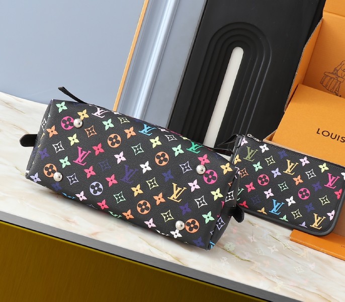 X TM Multicolored CarryAll PM In Black - Image 4