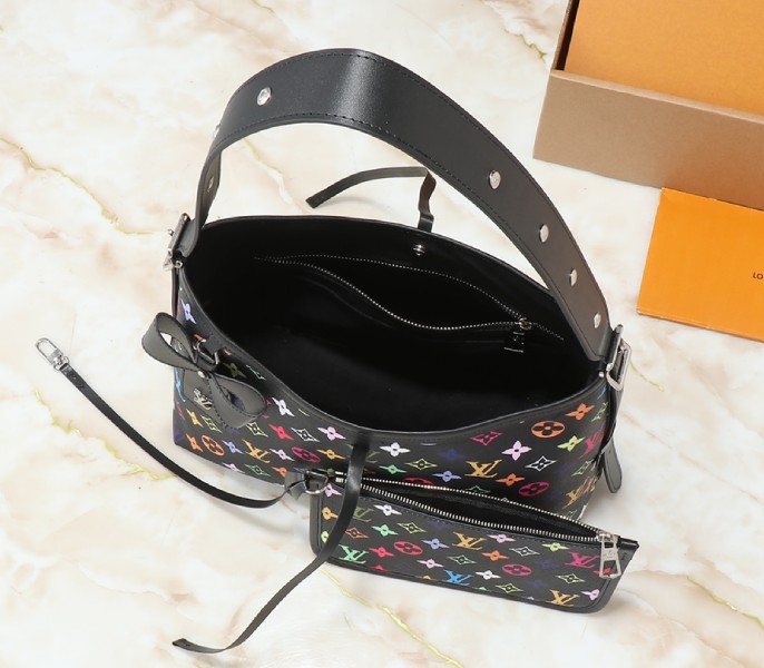 X TM Multicolored CarryAll PM In Black - Image 5