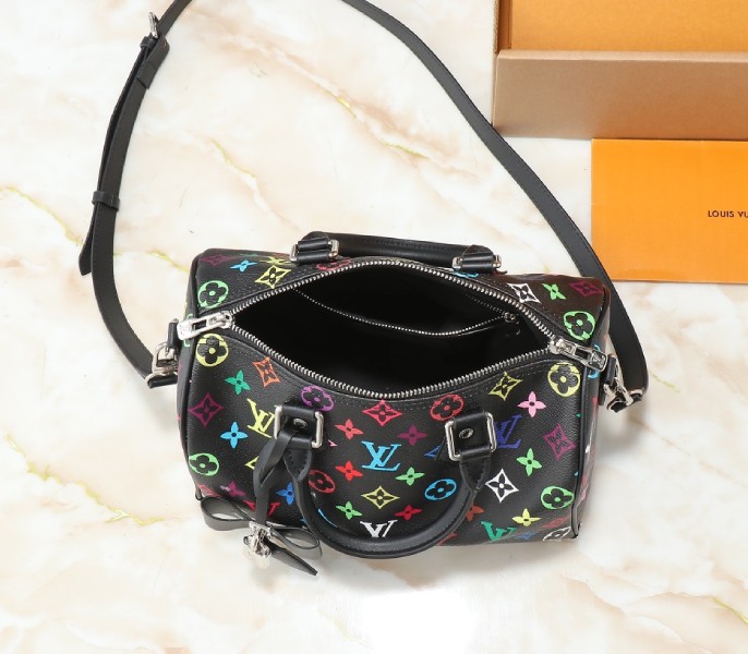 X TM Multicolored Speedy Bandouliere 25 In Black - Image 5